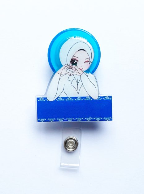PLAIN YO-YO Hijab nurse LIGHT BLUE
