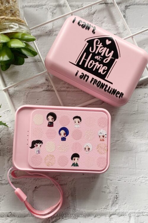 POWERBANK STAY AT HOME - PINK