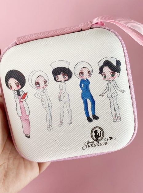 HARDCASE BOX - PINK FLOWER