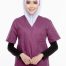 Tudung Bawal Line Maroon