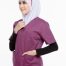 Tudung Bawal Line Maroon