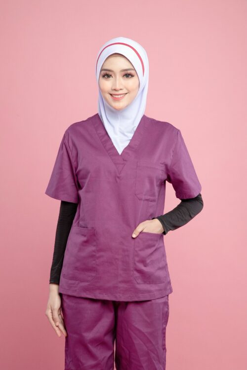 Tudung Soft Awning Full Scuba Line Maroon