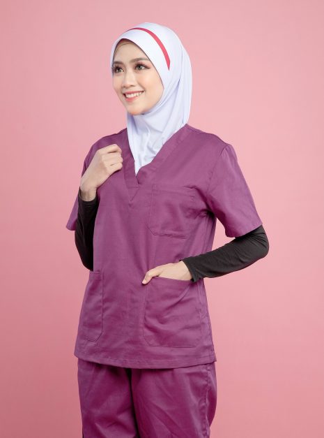 Tudung Soft Awning Full Scuba Line Maroon