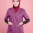 Tudung Soft Awning Half Scuba Plain - Maroon 