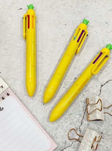 PEN 6 COLOURS - PINEAPPLE