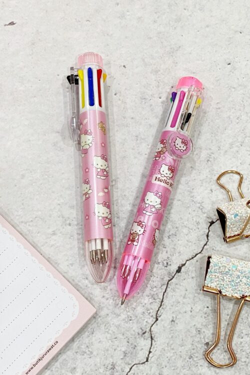 PEN 8 COLOURS - HELLO KITTY