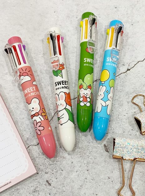 PEN 8 COLOURS - SWEET NOTE