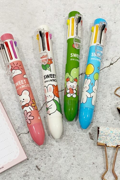 PEN 8 COLOURS - SWEET NOTE