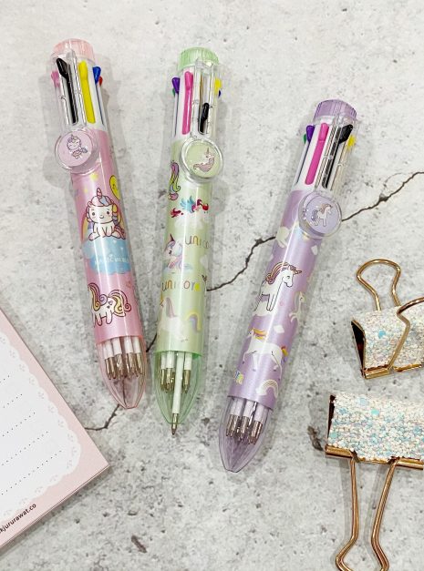 PEN 8 COLOURS - UNICORN