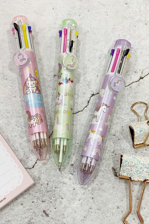 PEN 8 COLOURS - UNICORN