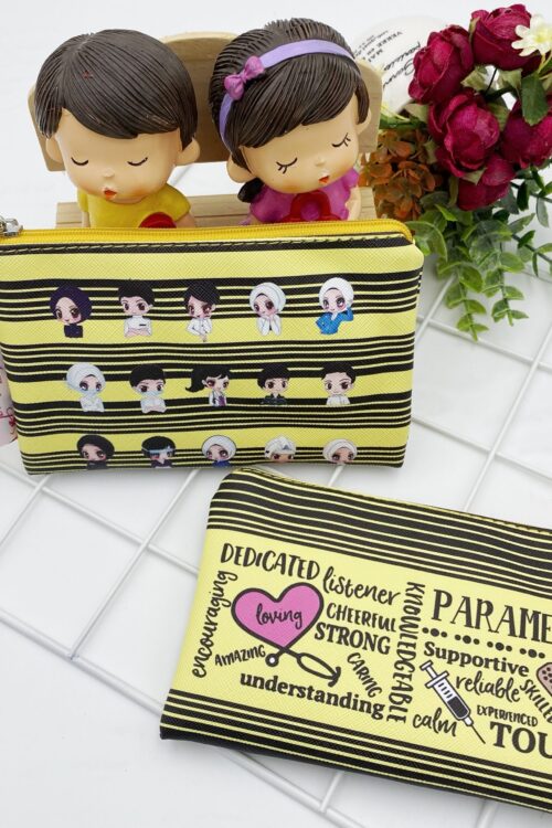 MINI POUCH BAG - FRONTLINER STRIPE YELLOW