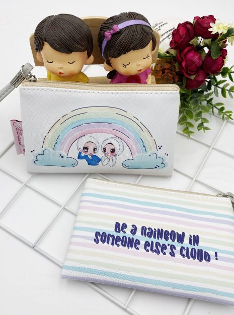 MINI POUCH BAG - RAINBOW WHITE