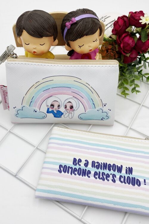 MINI POUCH BAG - RAINBOW WHITE