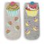 COTTON COMFORT CARTOON ANKLE SOCKS - CUPCAKE