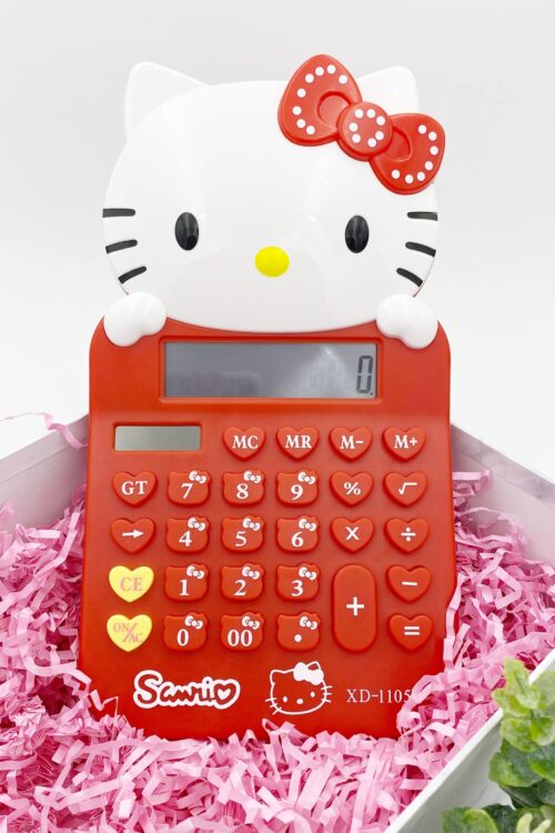 CALCULATOR HELLO KITTY  1105 - RED