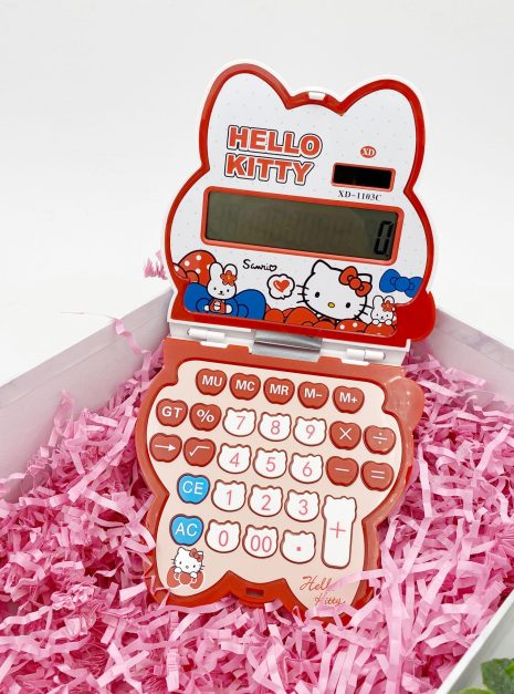 CALCULATOR HELLO KITTY FLIP RIBBON 1103