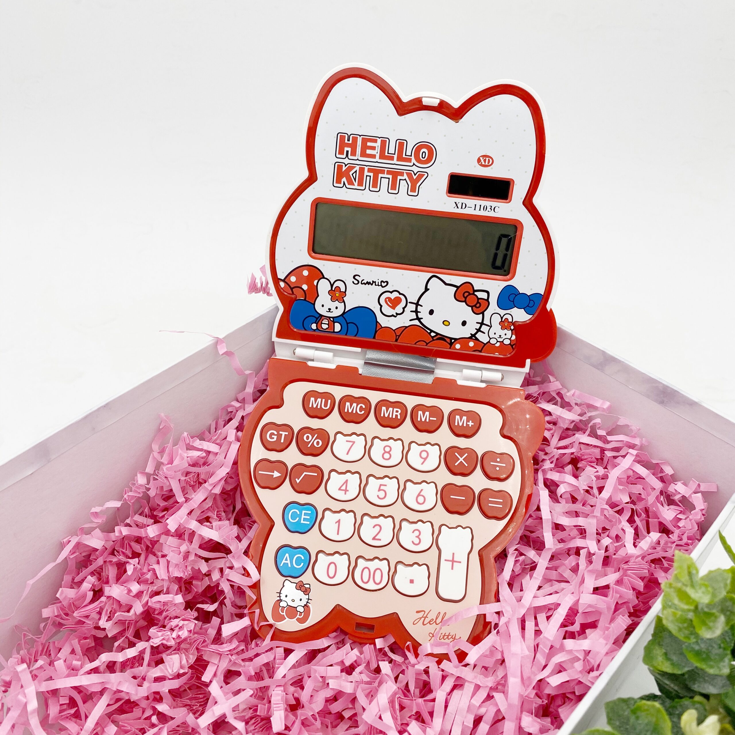 CALCULATOR HELLO KITTY FLIP RIBBON 1103