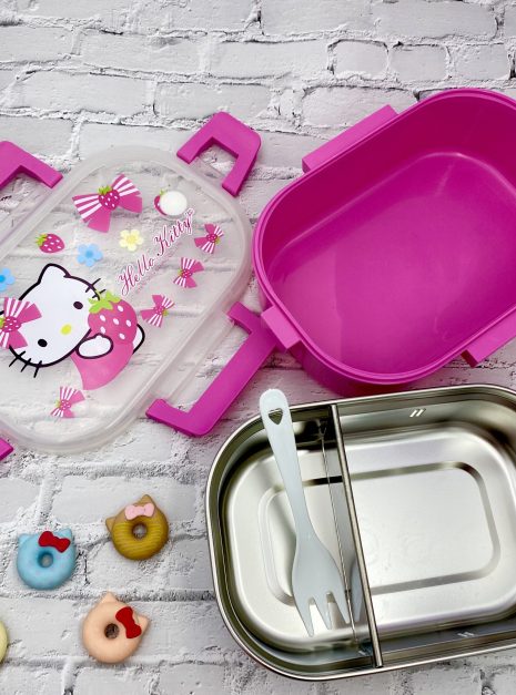 LUNCH BOX WITH INSERT - HELLO KITTY