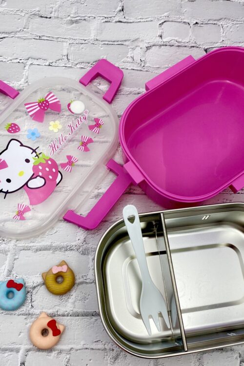 LUNCH BOX WITH INSERT - HELLO KITTY
