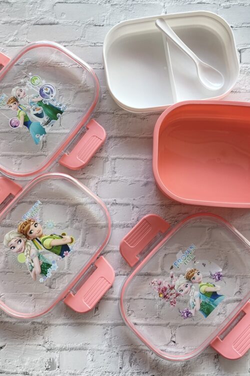 LUNCH BOX PINK FROZEN (9013) - RANDOM DESIGN