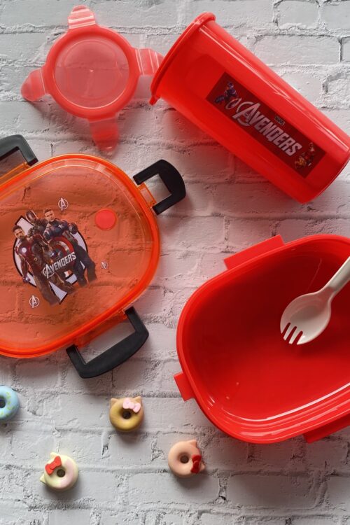 LUNCH BOX WITH BOTTLE (K1003) - AVENGERS IRONMAN