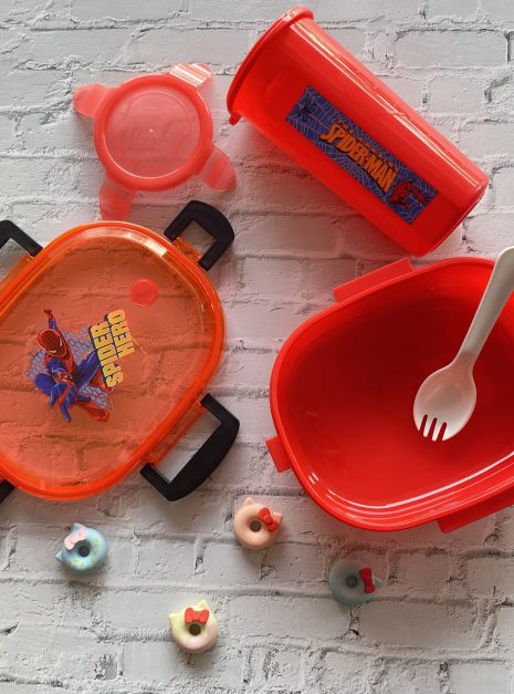 LUNCH BOX  WITH BOTTLE  (K1003) - SPIDER HERO