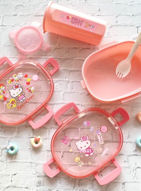 LUNCH BOX  WITH BOTTLE  (K1003) - HELLO KITTY