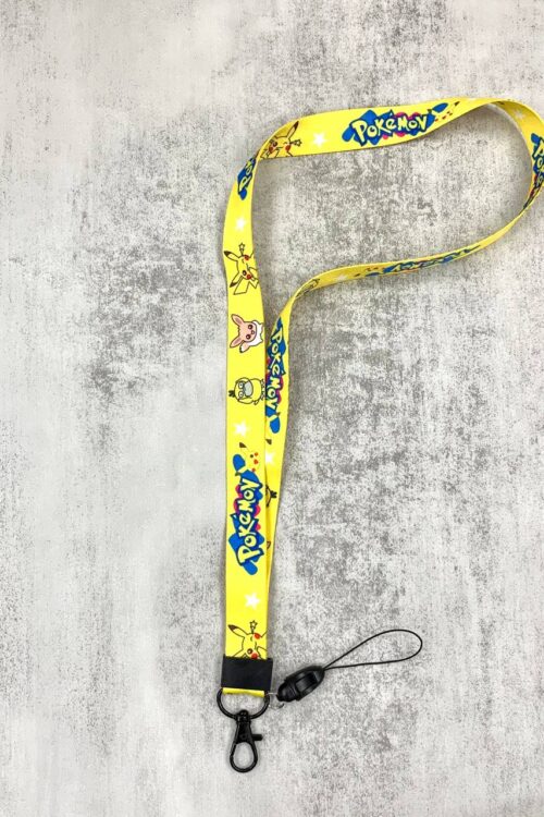 LANYARD - YELLOW POKEMON