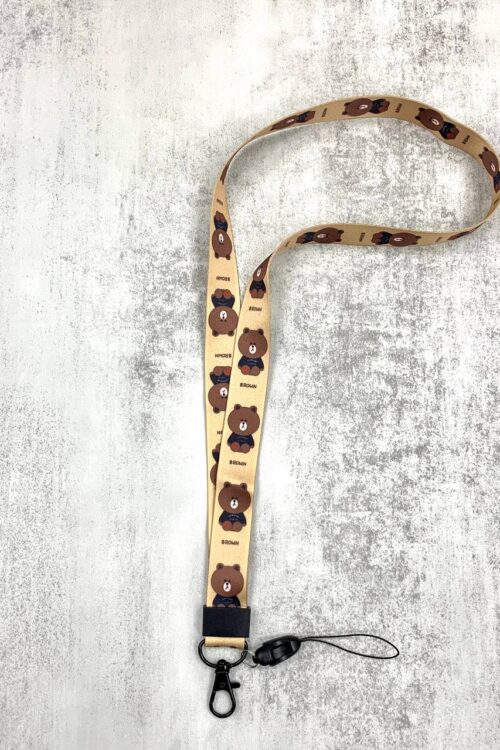 LANYARD - BROWN BEAR