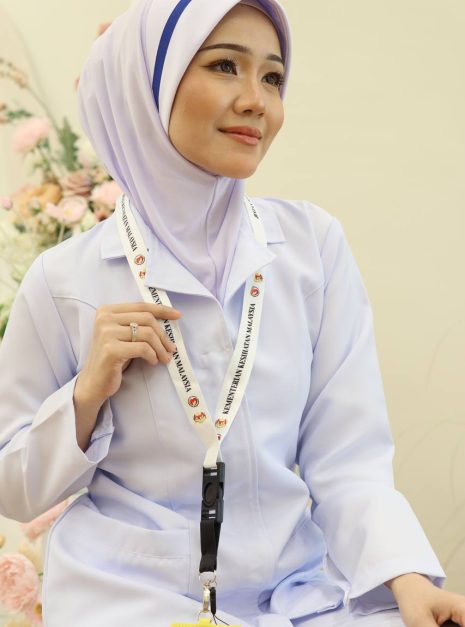 Lanyard Kementerian Kesihatan Malaysia - White