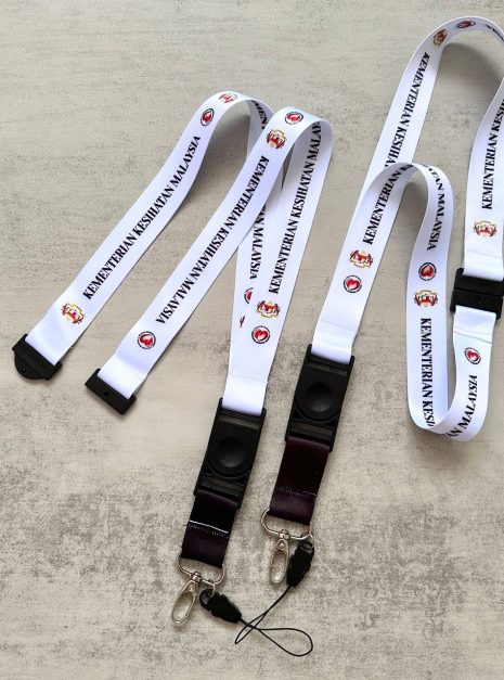 Lanyard Kementerian Kesihatan Malaysia - White