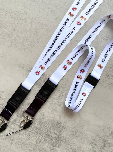 Lanyard Kementerian Kesihatan Malaysia - White