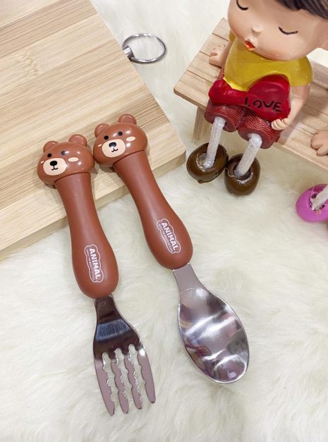 SPOON FORK BEAR - BROWN