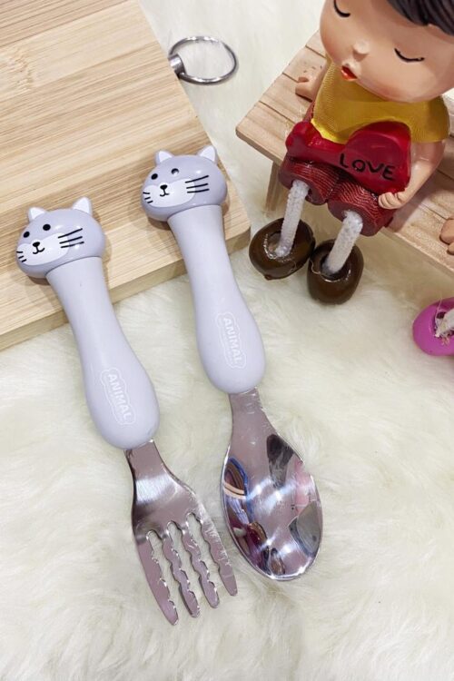 SPOON FORK CAT - GREY