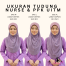 Tudung Soft Awning Full Scuba Purple UITM