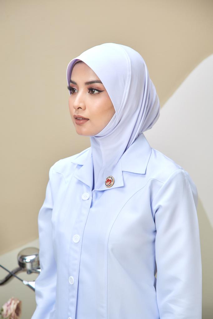 Tudung Hard Awning Lapik Dagu Plain (M)