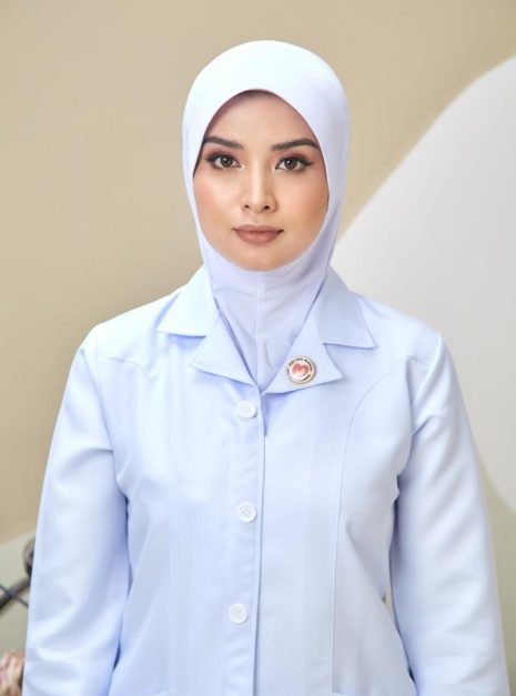 Tudung Hard Awning Lapik Dagu Plain (M)