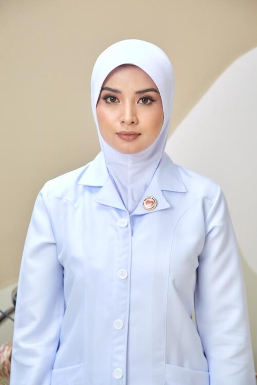 Tudung Hard Awning Lapik Dagu Plain (M)
