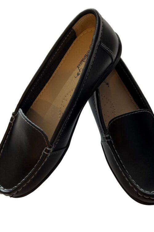 Nurse Shoes Black Loafer 556-8