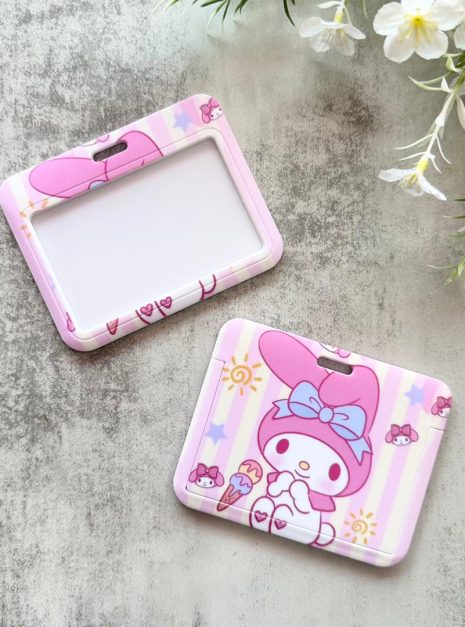 Card Holder Cartoon Horizontal - PINK MELODY