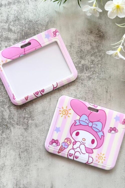 Card Holder Cartoon Horizontal - PINK MELODY