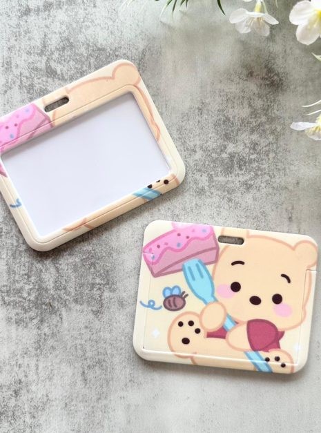 Card Holder Cartoon Horizontal - YELLOW POOH