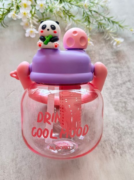 Panda Water Bottle - PINK
