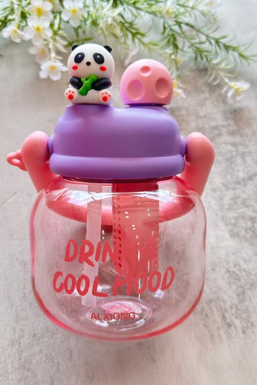 Panda Water Bottle - PINK