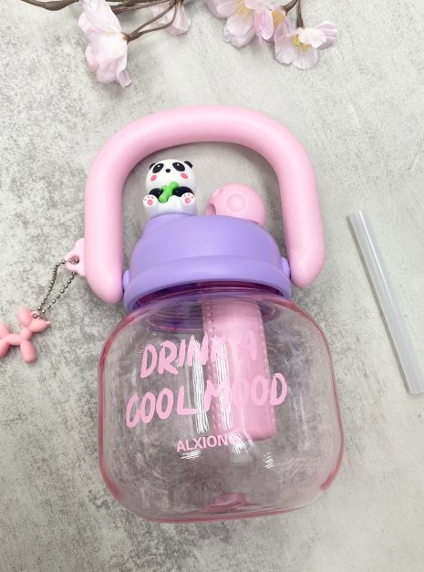 Panda Water Bottle - PINK