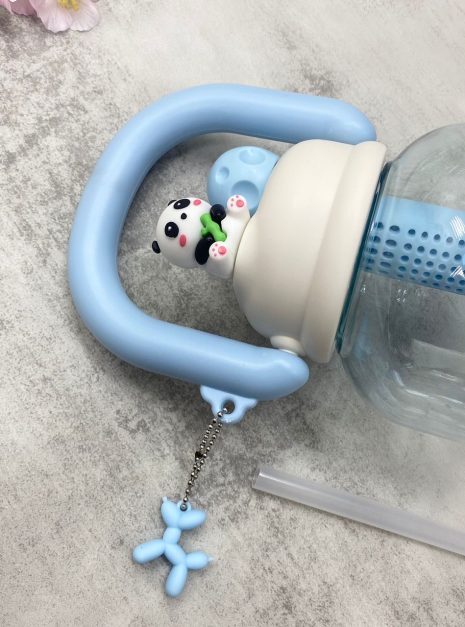 Panda Water Bottle - BLUE