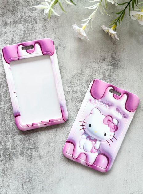 Card Holder Cartoon Vertical - LUCKY DAY KITTY