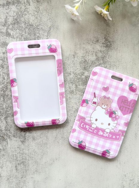 Card Holder Cartoon Vertical - LOVE KITTY