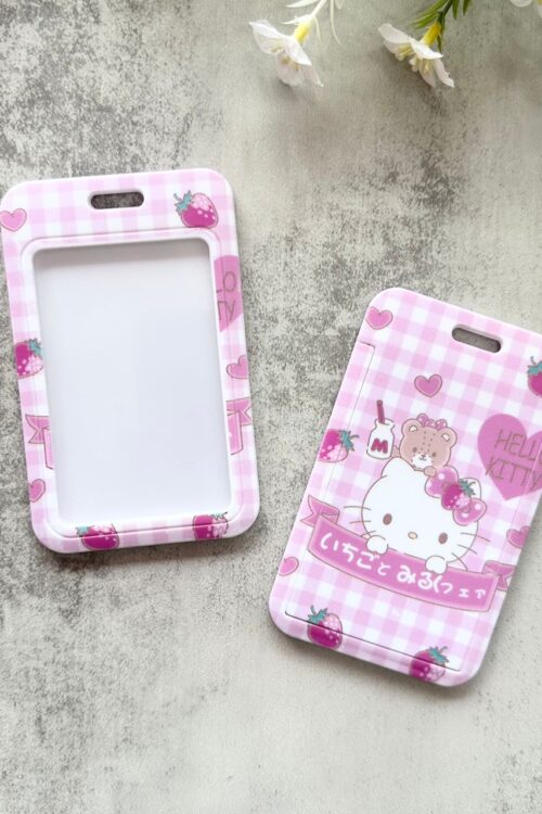 Card Holder Cartoon Vertical - LOVE KITTY
