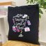 TOTE BAG NURSING IS A WORK OF HEART - BLACK